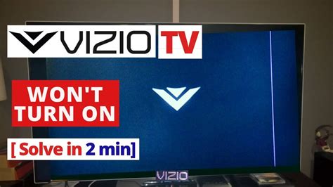 My vizio won't turn on. Things To Know About My vizio won't turn on. 